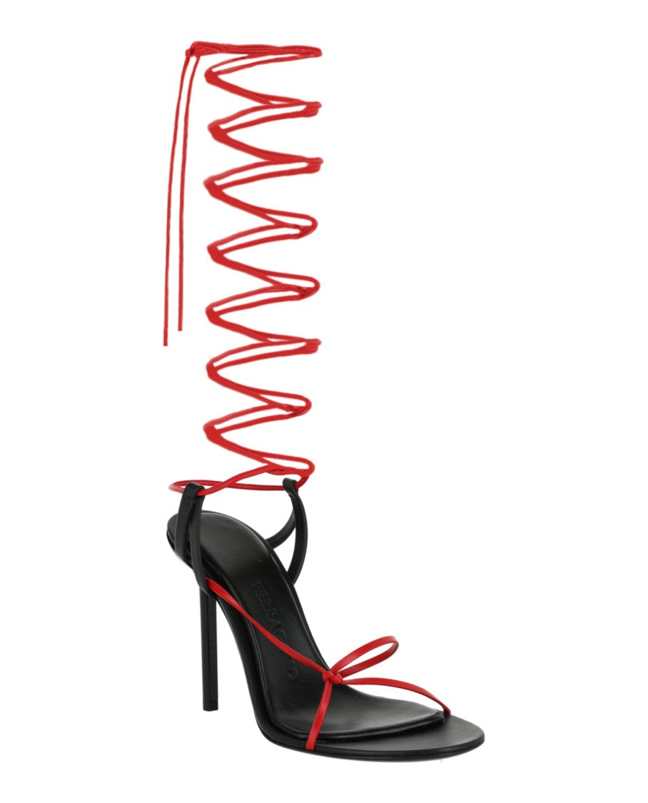 Ferragamo Azha X5 Wrap Tie Heels