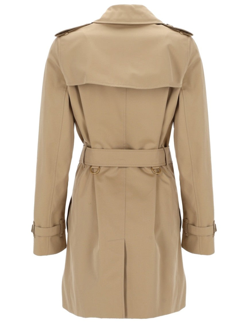 Burberry Heritage Kensington Short Double-Breasted Trench Coat