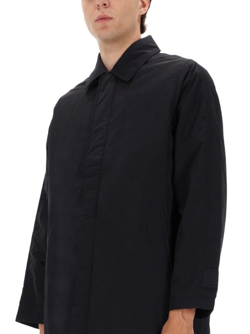 Sunflower Relaxed Black Straight Nylon Coat