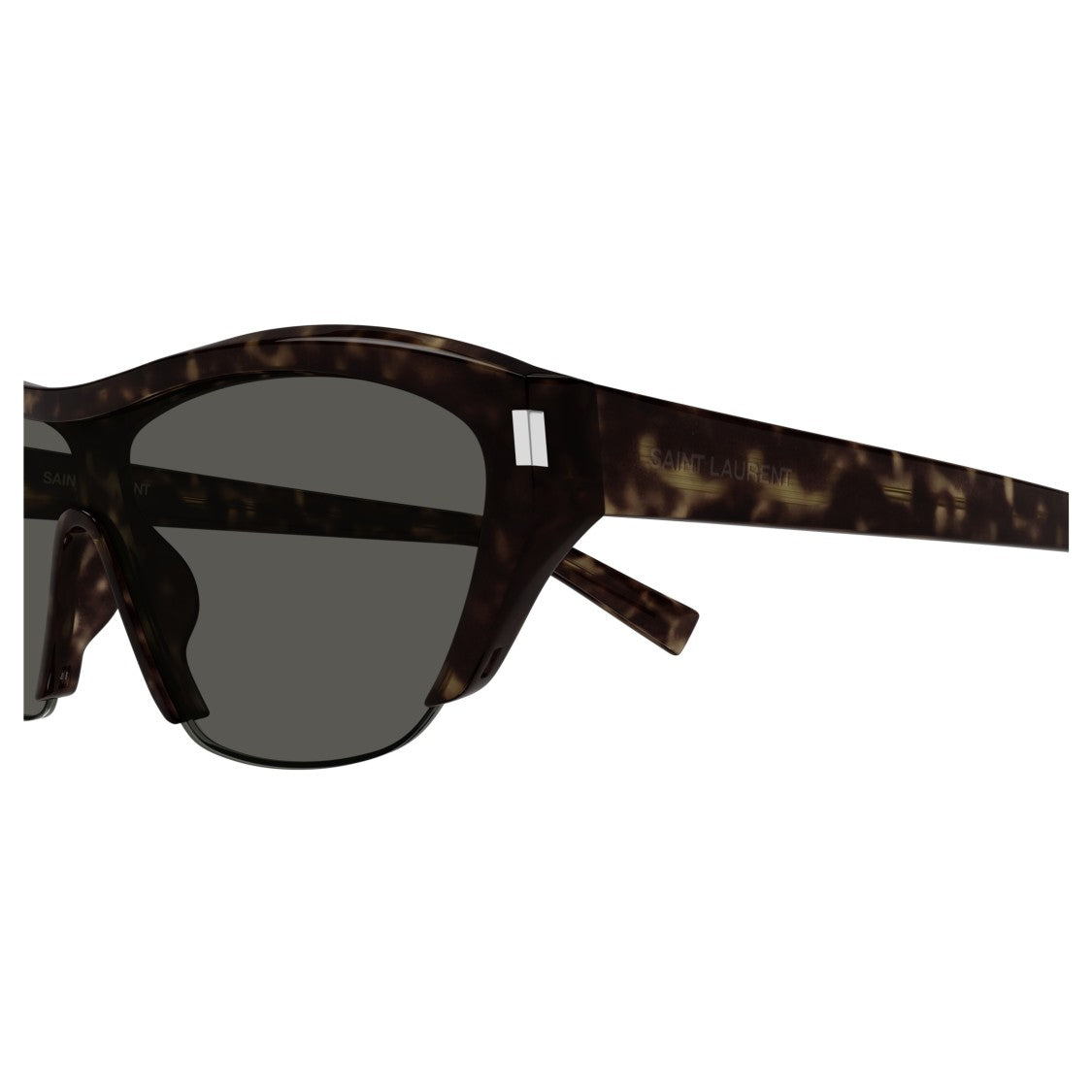 Saint Laurent Sl 704 Angular Tortoiseshell Sunglasses