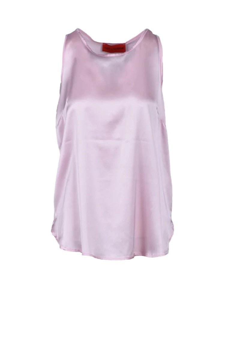Wild Cashmere Stretch Silk Top - Pink