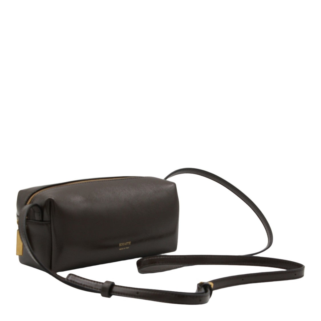 Khaite Rectangular Crossbody Bag In Polished Leather
