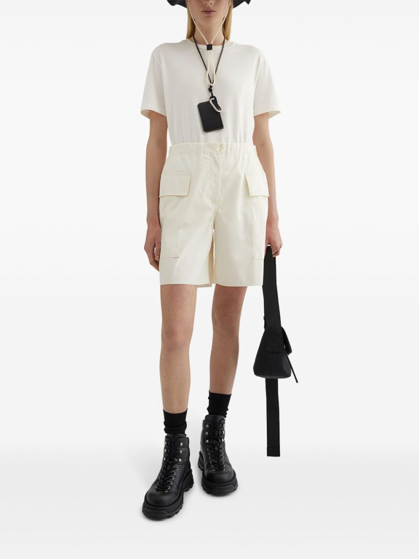 Jil Sander Pristine White Cotton T-Shirt