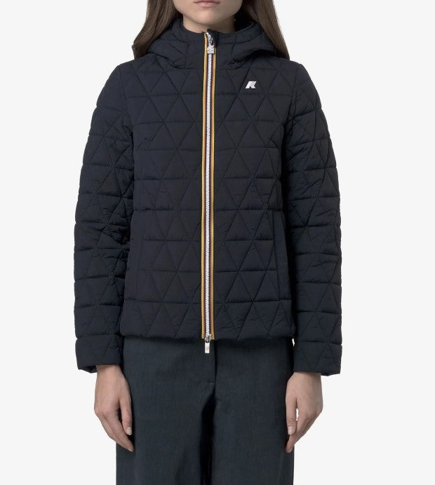 K-Way Lil Diamond Quilted Hooded Jacket