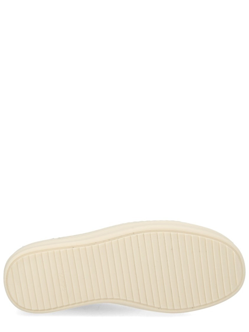 Rick Owens Beige Vintage Sneaks Ram Leather Sneakers