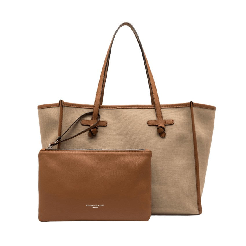 Marcella Canvas Handbag With Magnetic Closure