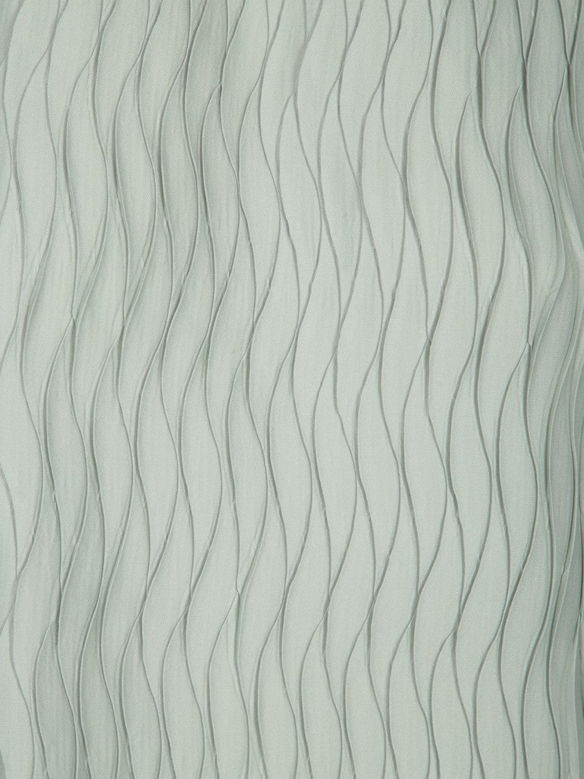 Herno Sleeveless Light Green Embossed Jersey Top