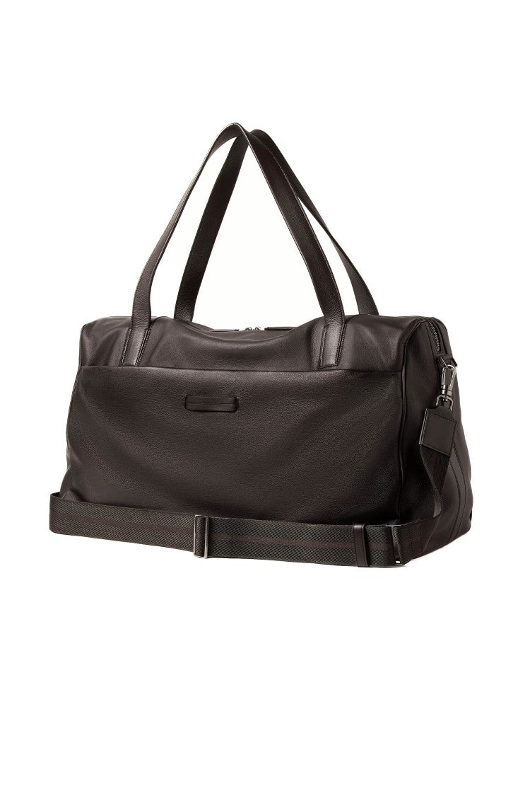 Zegna Second Skin Leather Holdall Bag