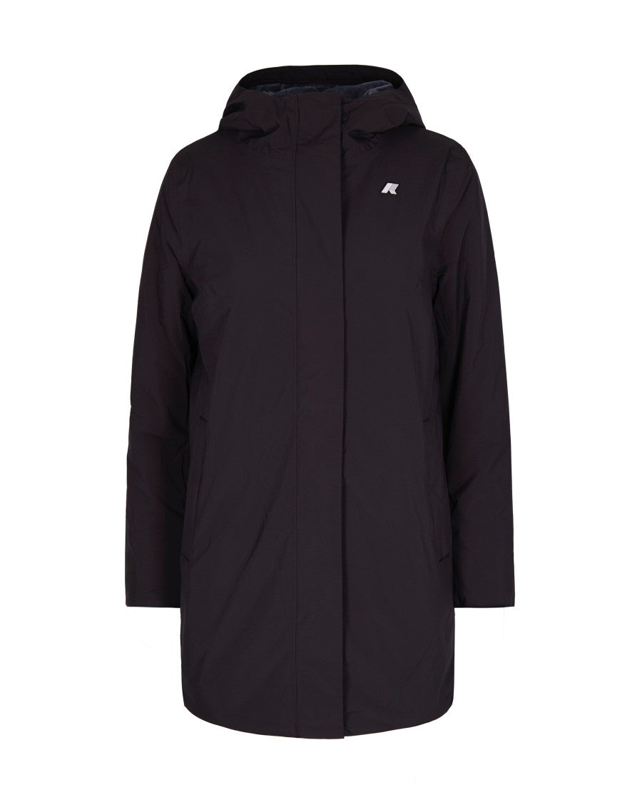 K-Way Marmotta Black/Blue Sophie Soft Touch Jacket