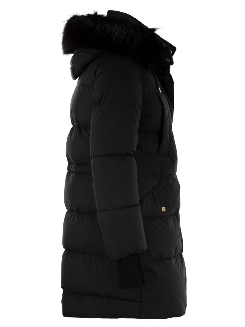 Moorer Talassa-Stp - Long Down Jacket With Hood