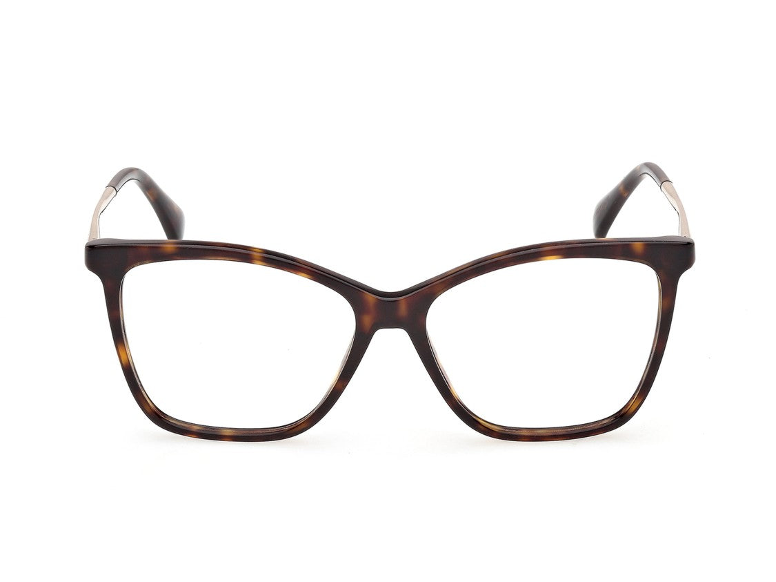 Max Mara Tortoiseshell Mm5235 Square Acetate Eyeglasses