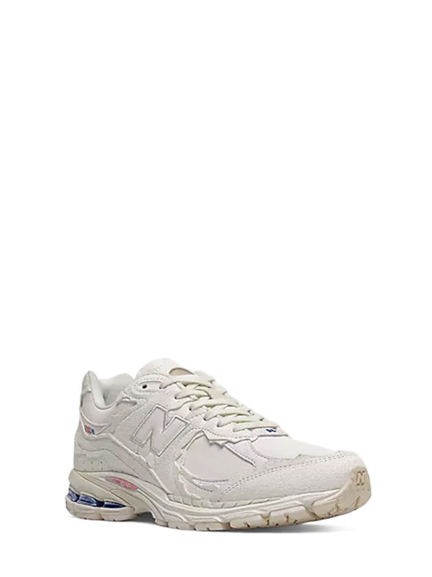 New Balance Low-Profile Beige Suede And Textile Sneakers