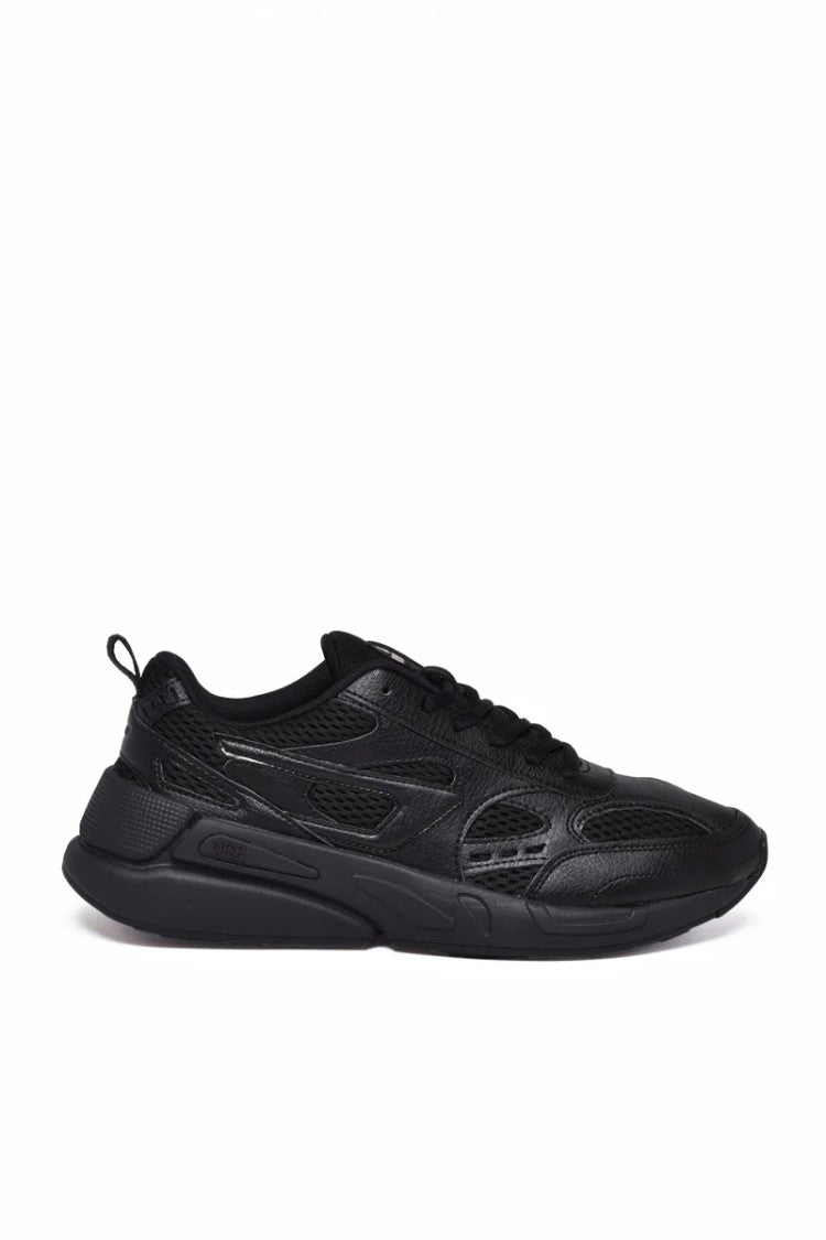 Diesel Black Men Polyester Serendipity Sport Sneakers