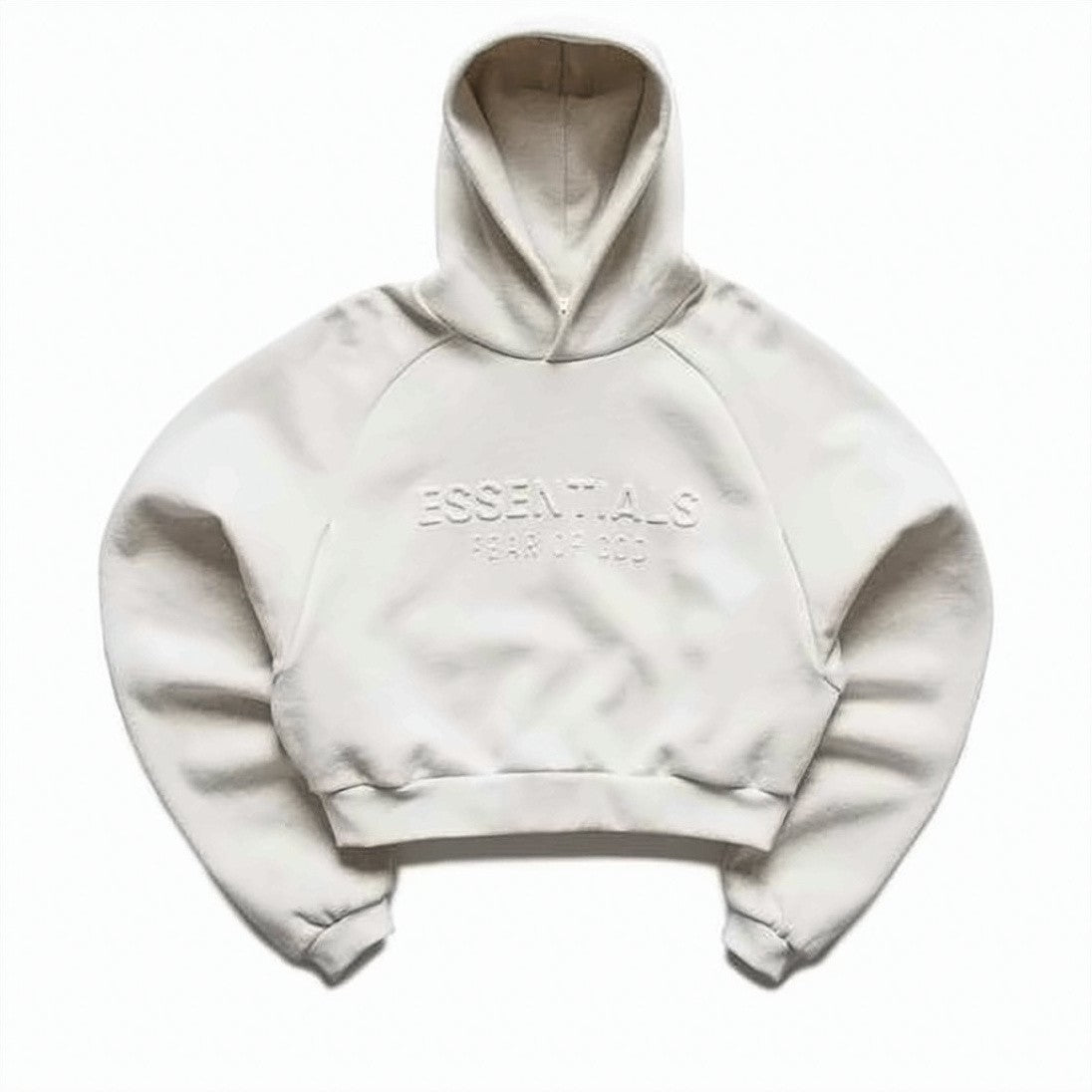 Fear Of God Relaxed Fit Cropped Hoodie
