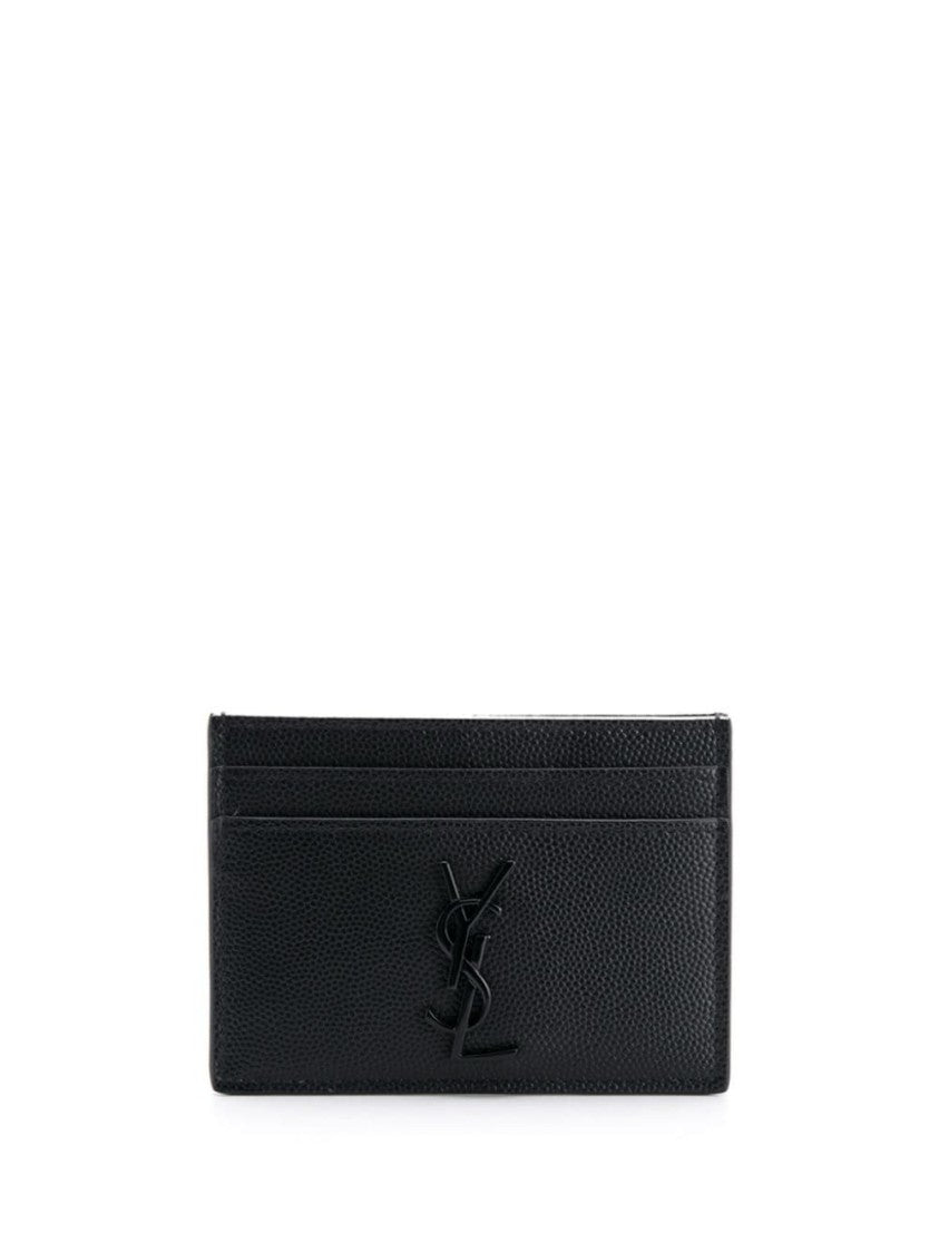 Saint Laurent Cassandre Cardholder With Interlocking Ysl Logo