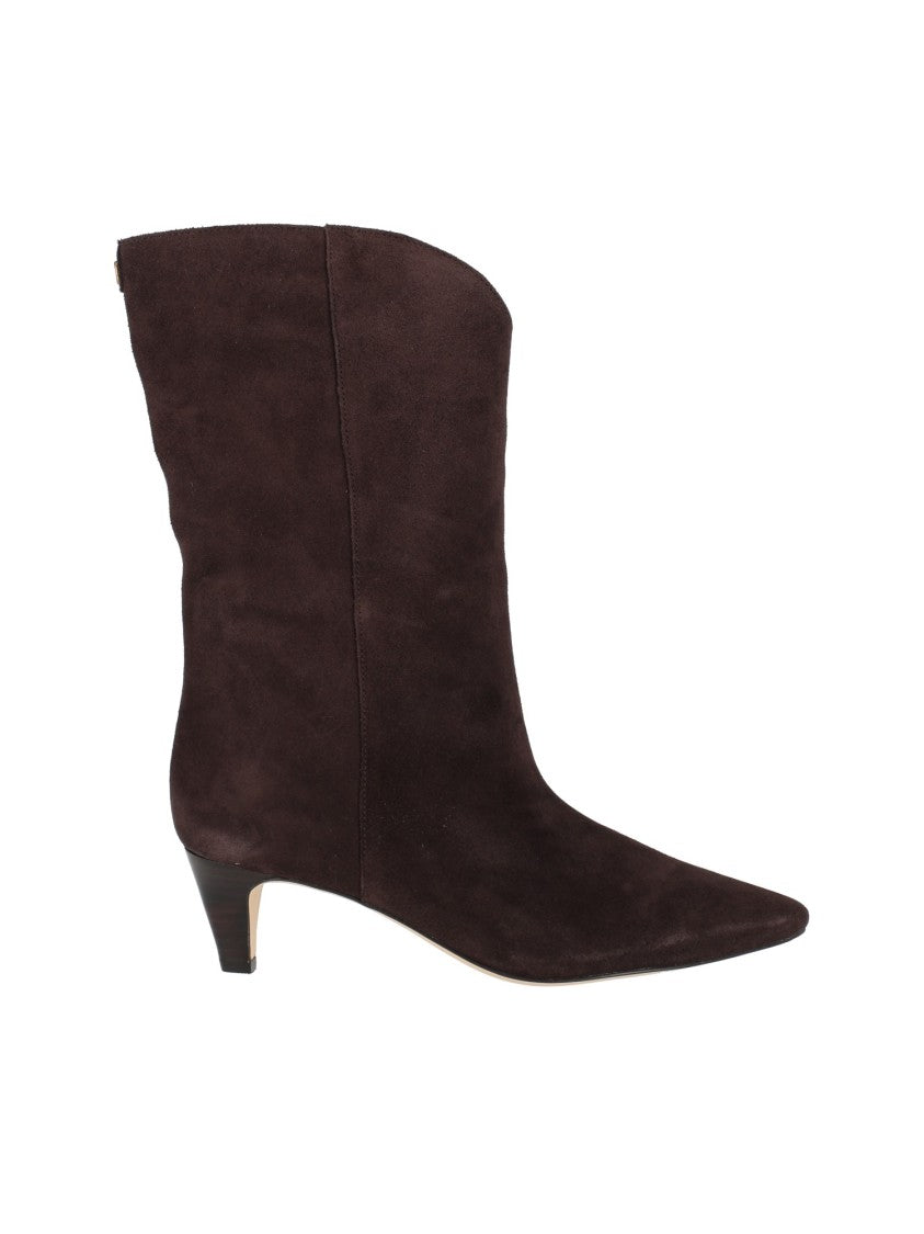 Michael Kors Daniela Suede Kitten Heel Mid-Height Boots