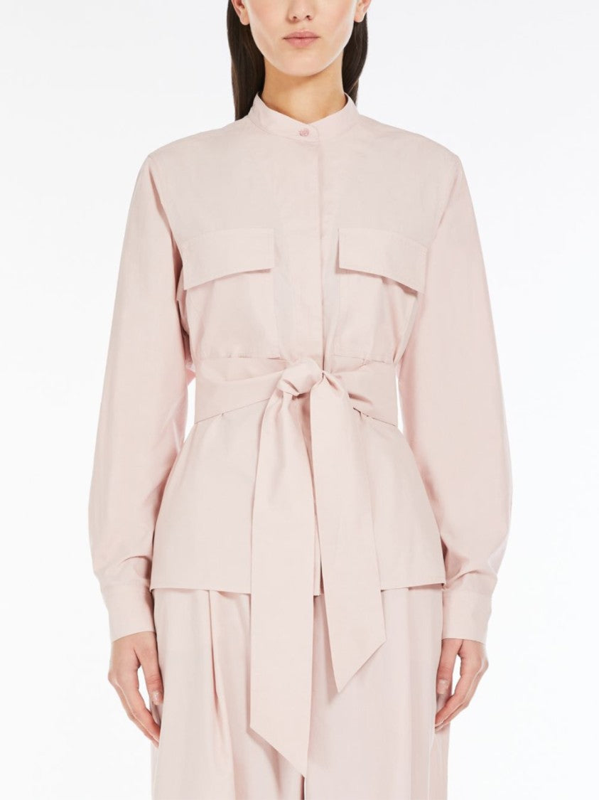 Max Mara Shirt-Style Cotton Poplin Jacket