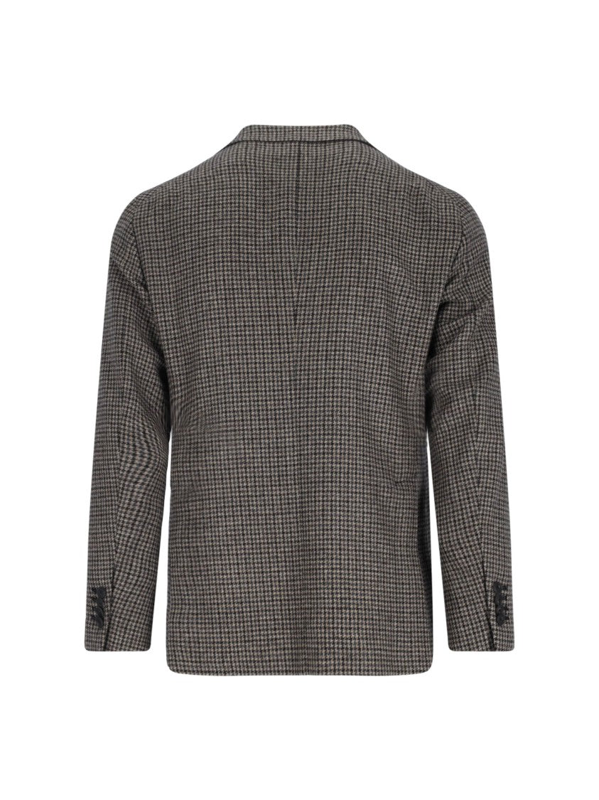 Tagliatore Single-Breasted Wool-Cashmere Blazer – Multicolor