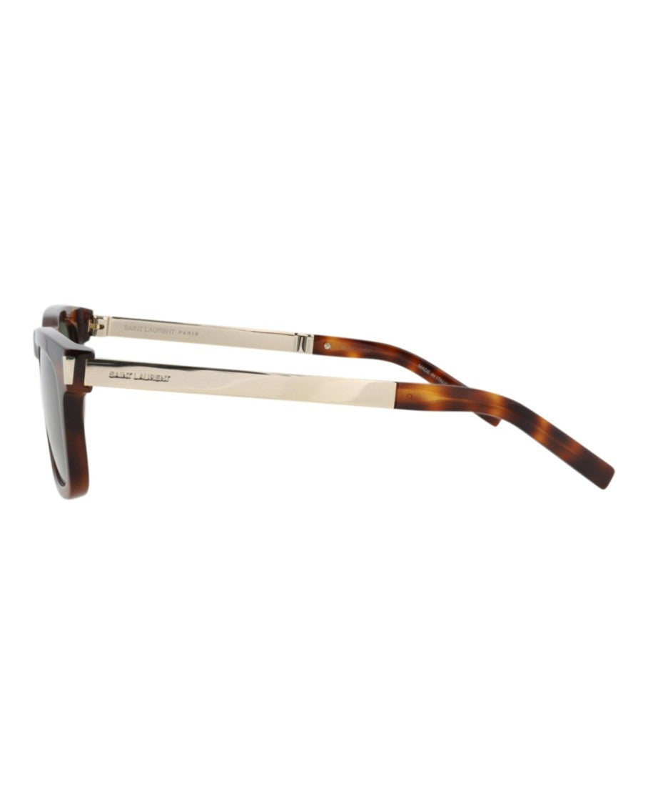 Saint Laurent Square-Frame Recycled Acetate Sunglasses
