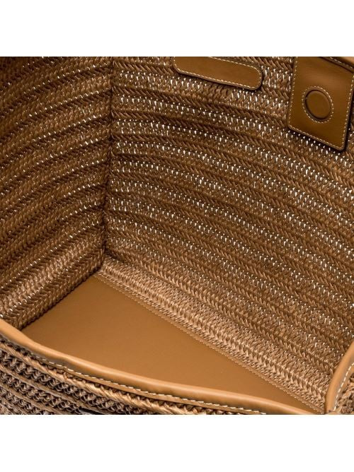 Marcella Straw Handbag With Internal Pouch