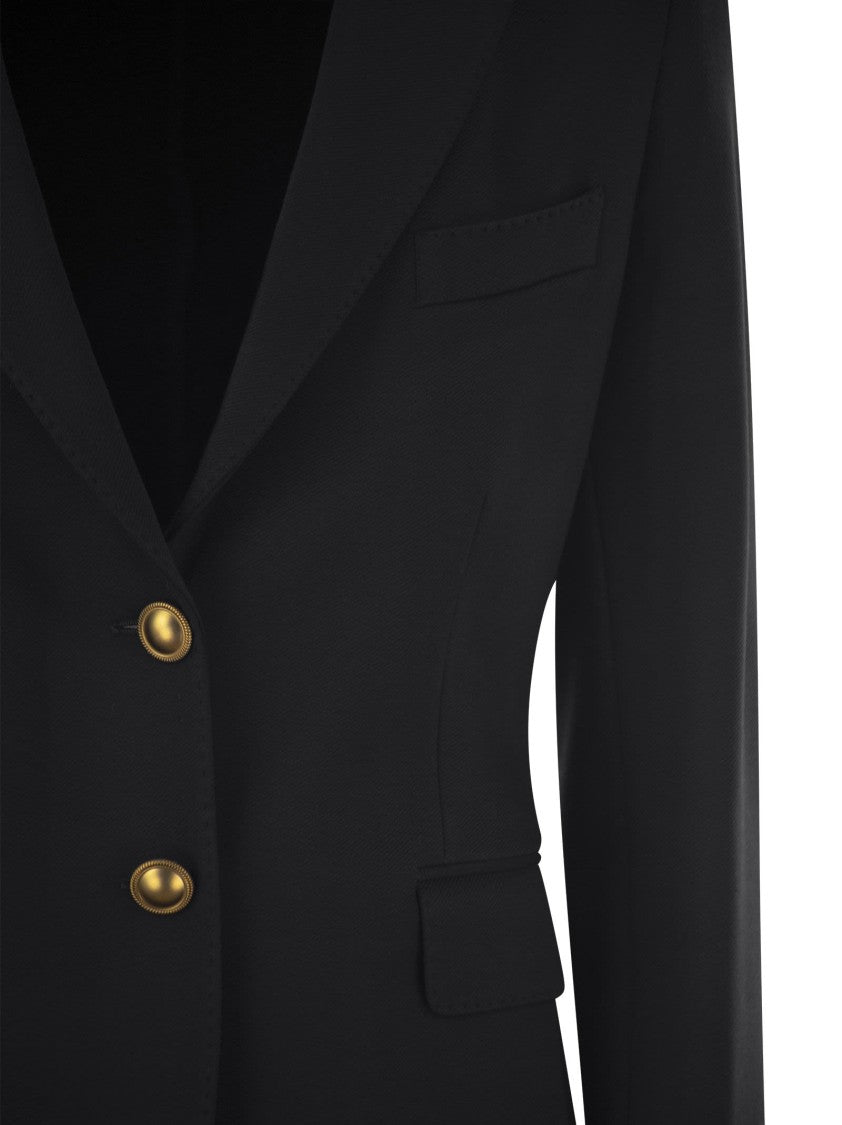 Saulina Angelica - Milano Stitch Two-Button Blazer