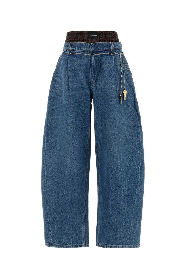 Alexander Wang Denim Wide-Leg Jeans