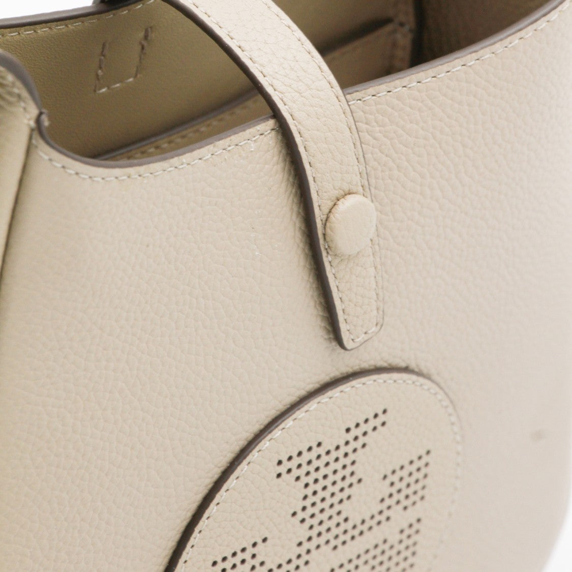 Tory Burch Structured Medium-Sized Bag With Circular Perforated Emblem