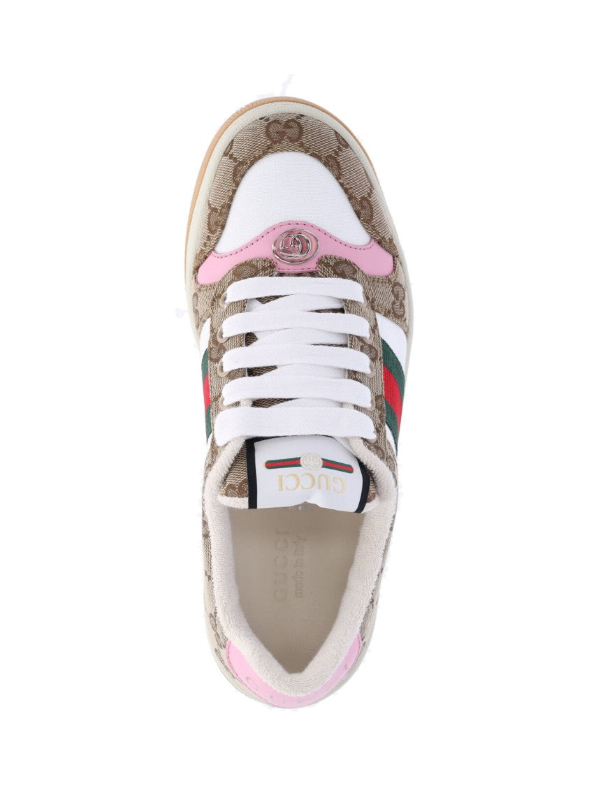 Gucci "Screener" Sneakers – Beige