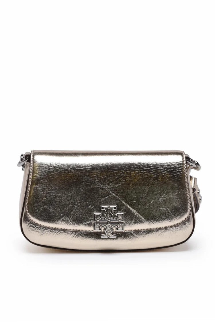 Tory Burch Britten Metallic Shoulder Bag - Gold