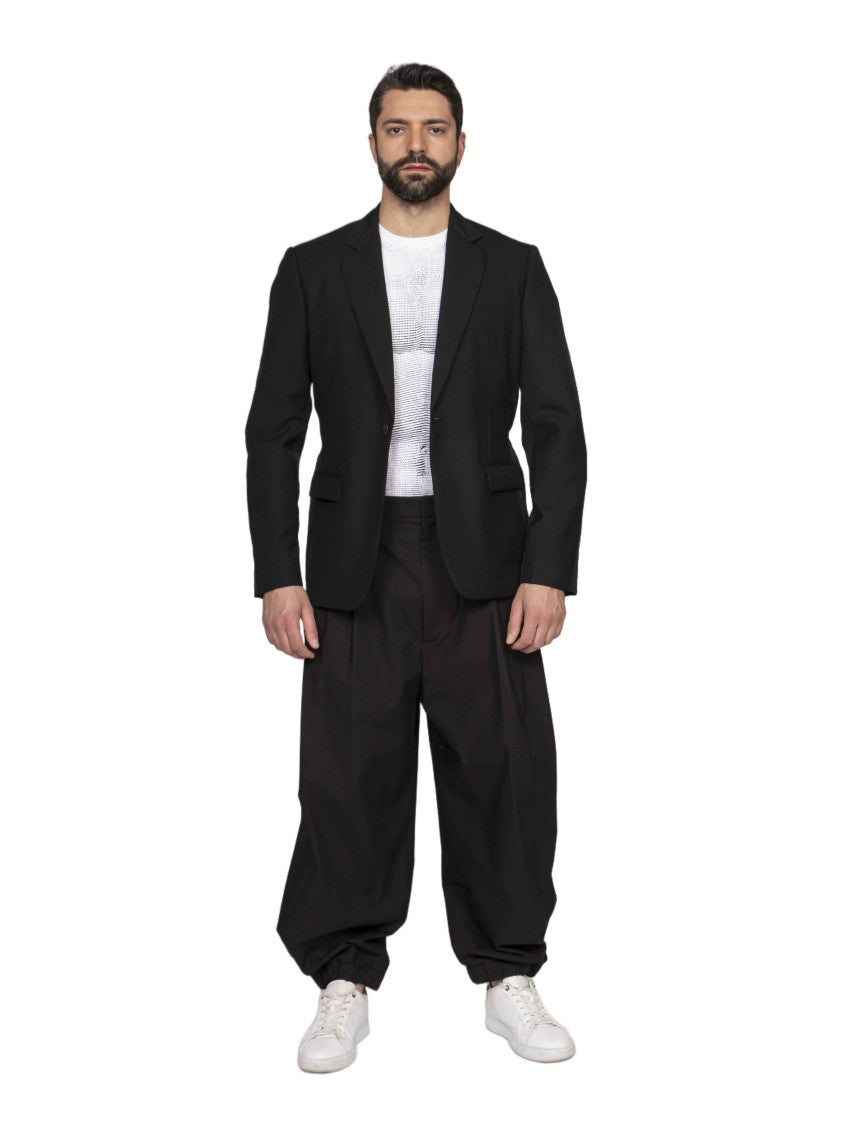 Moschino Black Notch Lapel Tailored Blazer