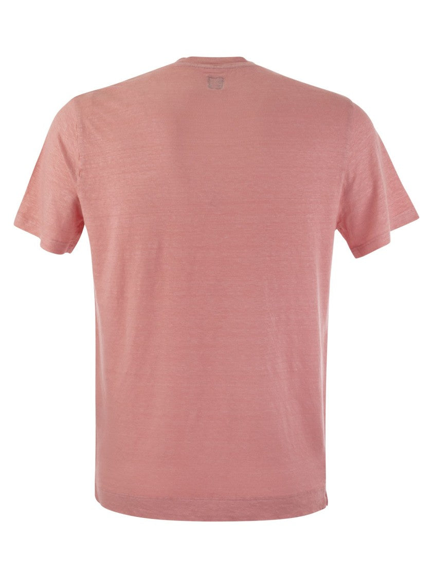 Fedeli Classic Crew Neck Linen Flex T-Shirt