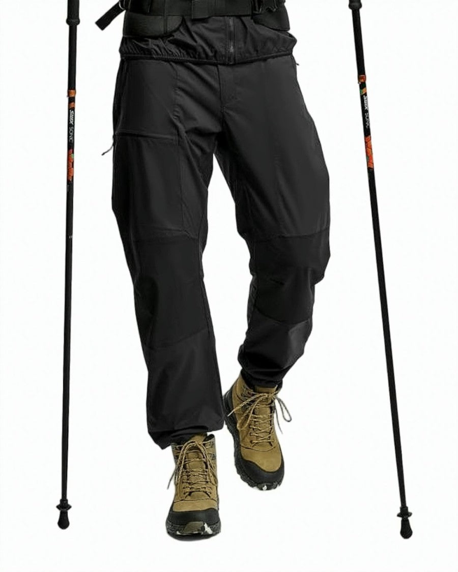 Lundhags Straight-Fit Pants With Reinforced Knee Patches