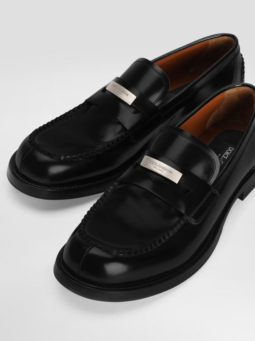 Dolce & Gabbana Corsaro Calf Leather Loafers