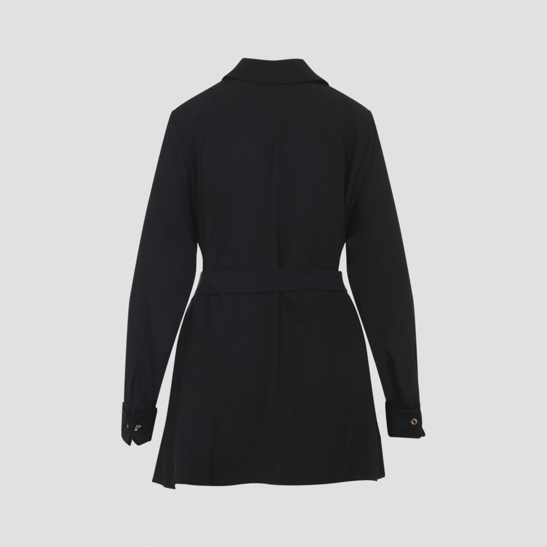 Loewe Black Cotton Belted Blouse