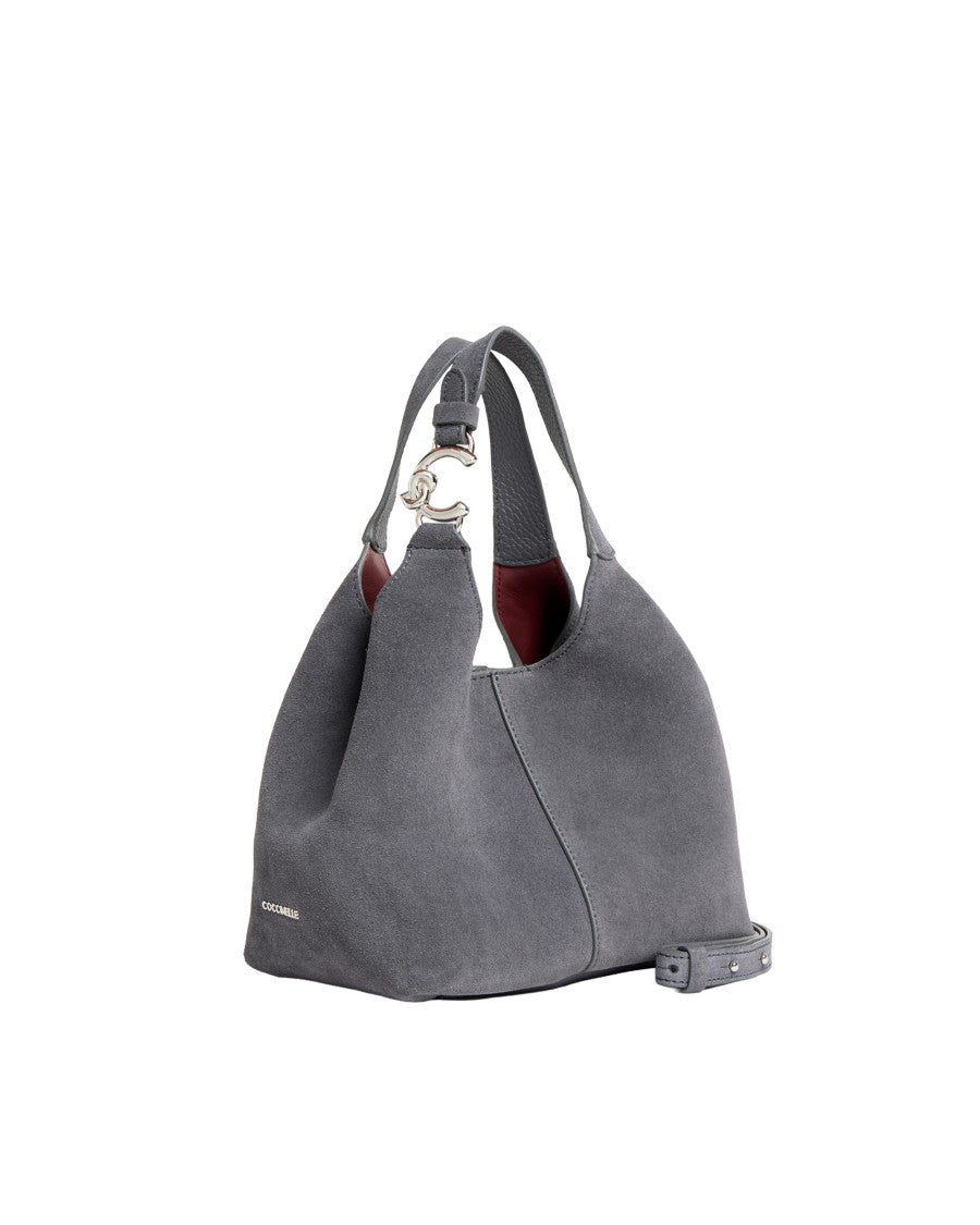 Coccinelle C-Easy Suede Shoulder Bag