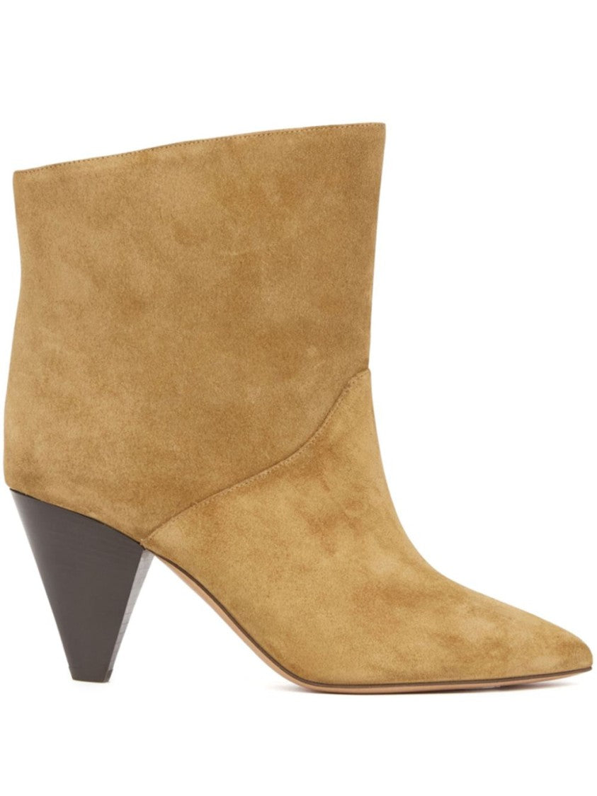 Isabel Marant Brown Ankle Boots With Pointed Toe