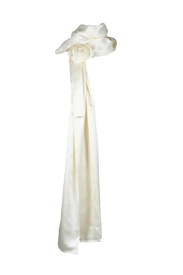 Magda Butrym Silk Stole - Cream