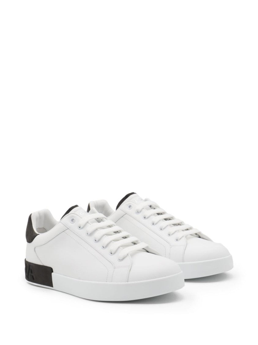Dolce & Gabbana Portofino Sneakers With Contrasting Black Details