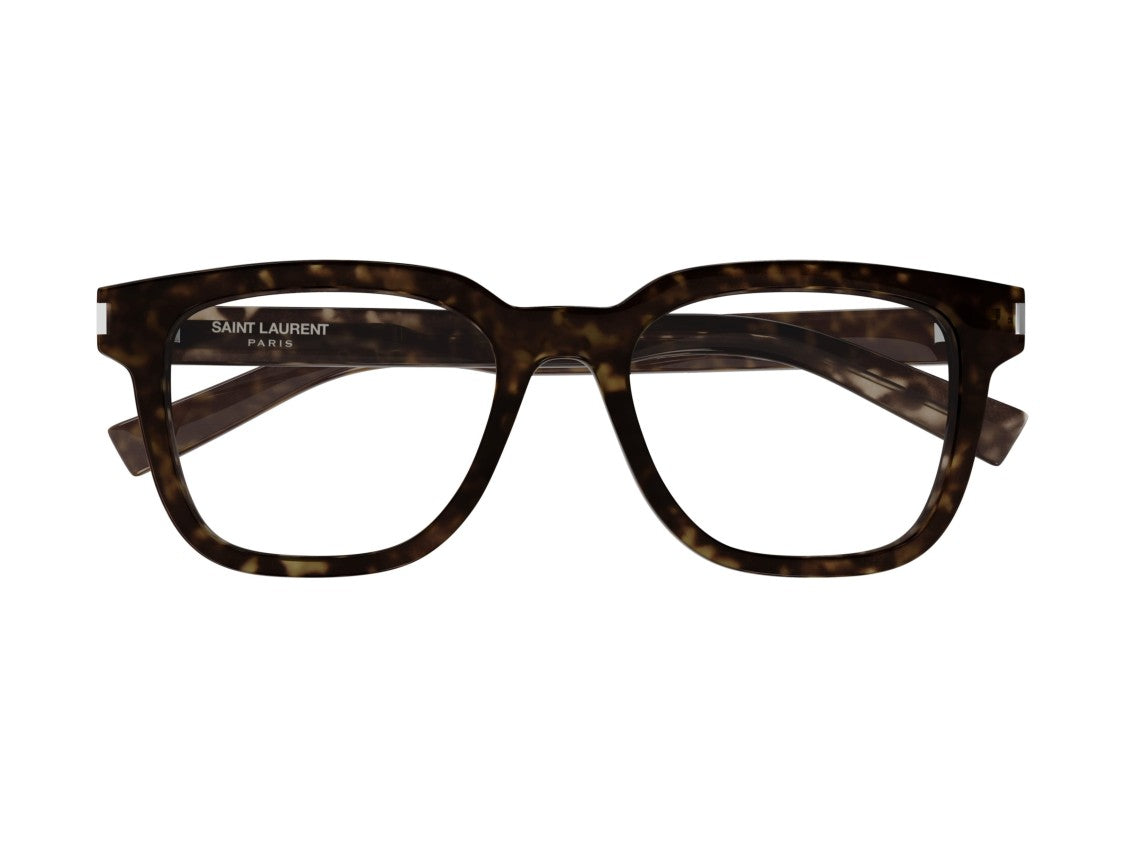Saint Laurent Sl 711 Opt Metallic Tortoiseshell Oversized Square Sunglasses