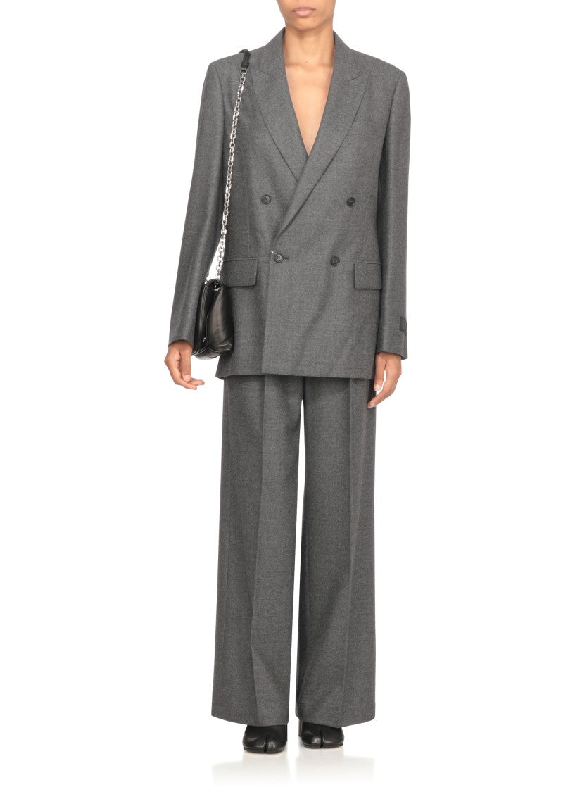 Mm6 By Maison Margiela Wool Double-Breasted Blazer