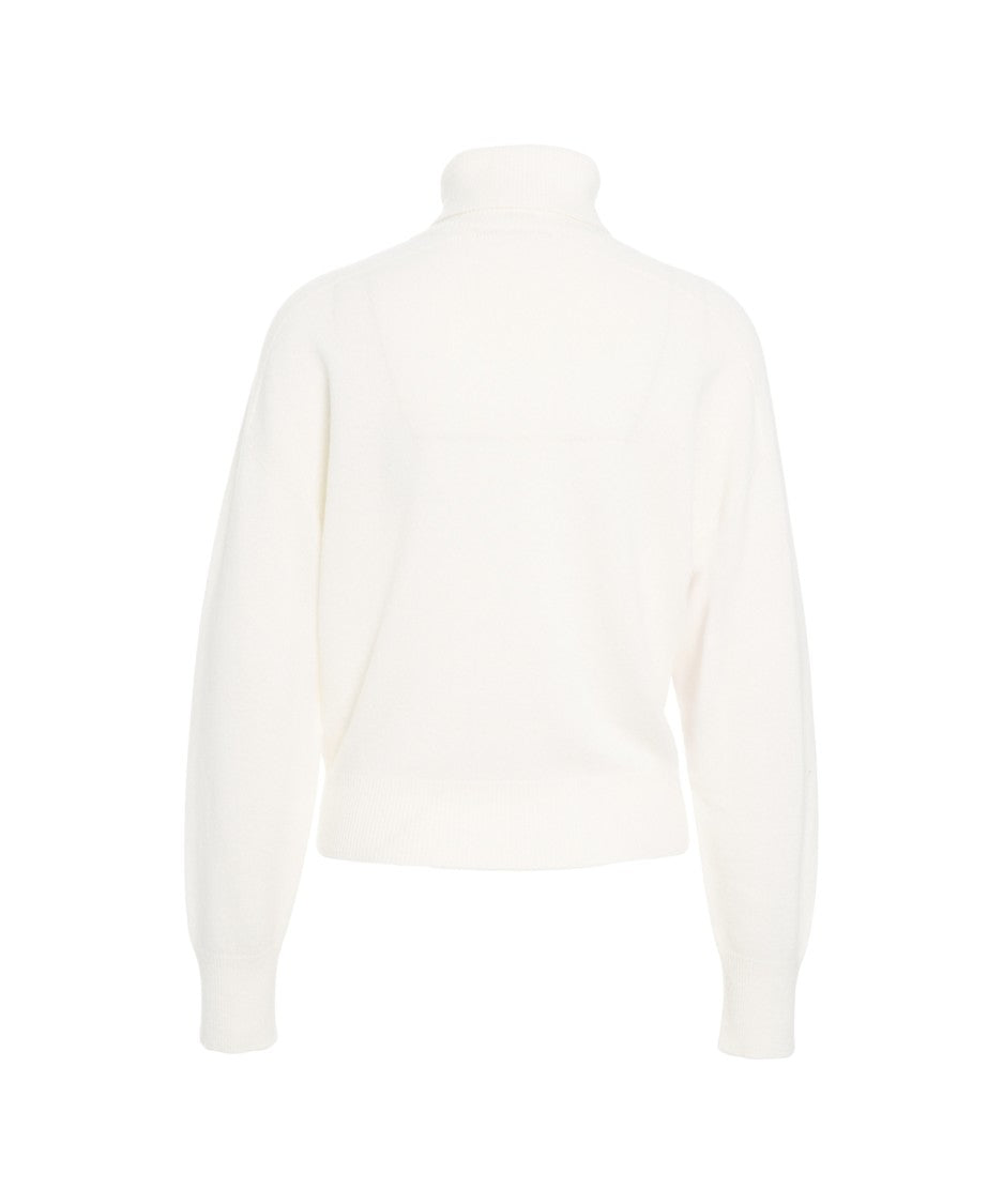 Mvm High Turtleneck Knit Sweater