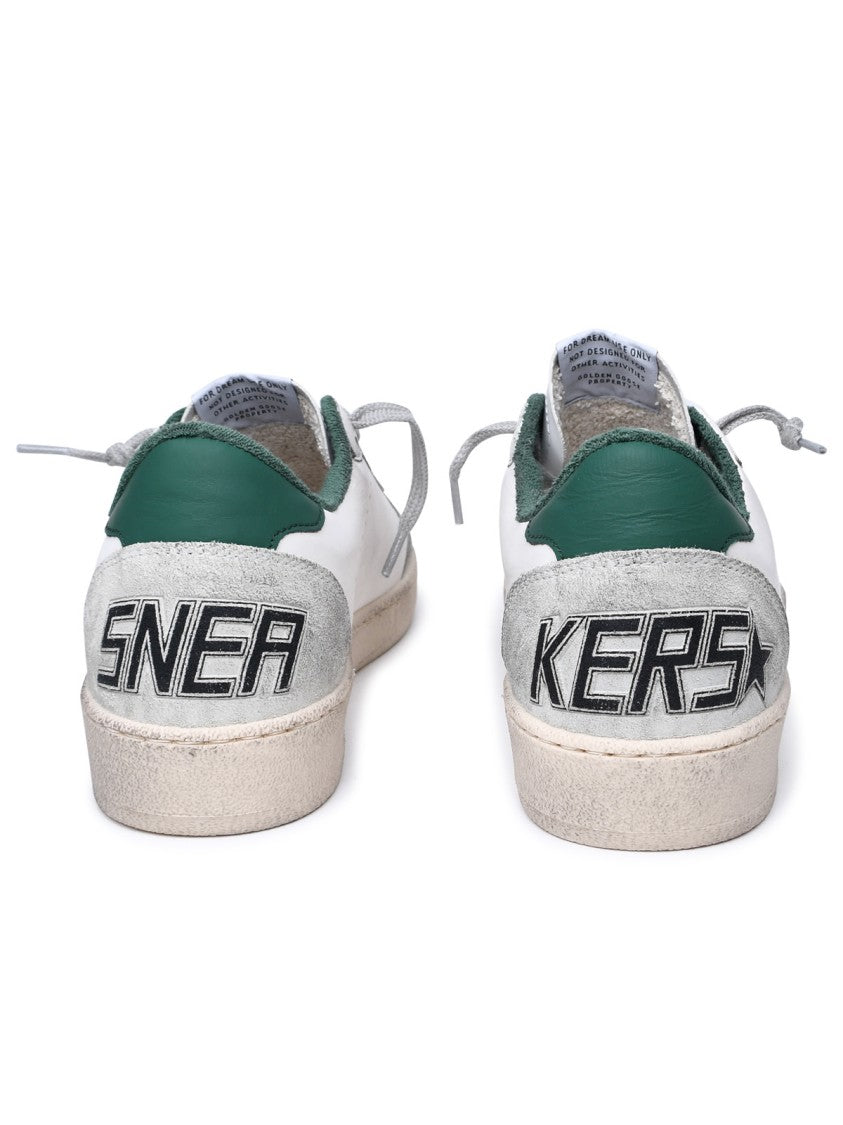 Golden Goose White Leather Sneakers