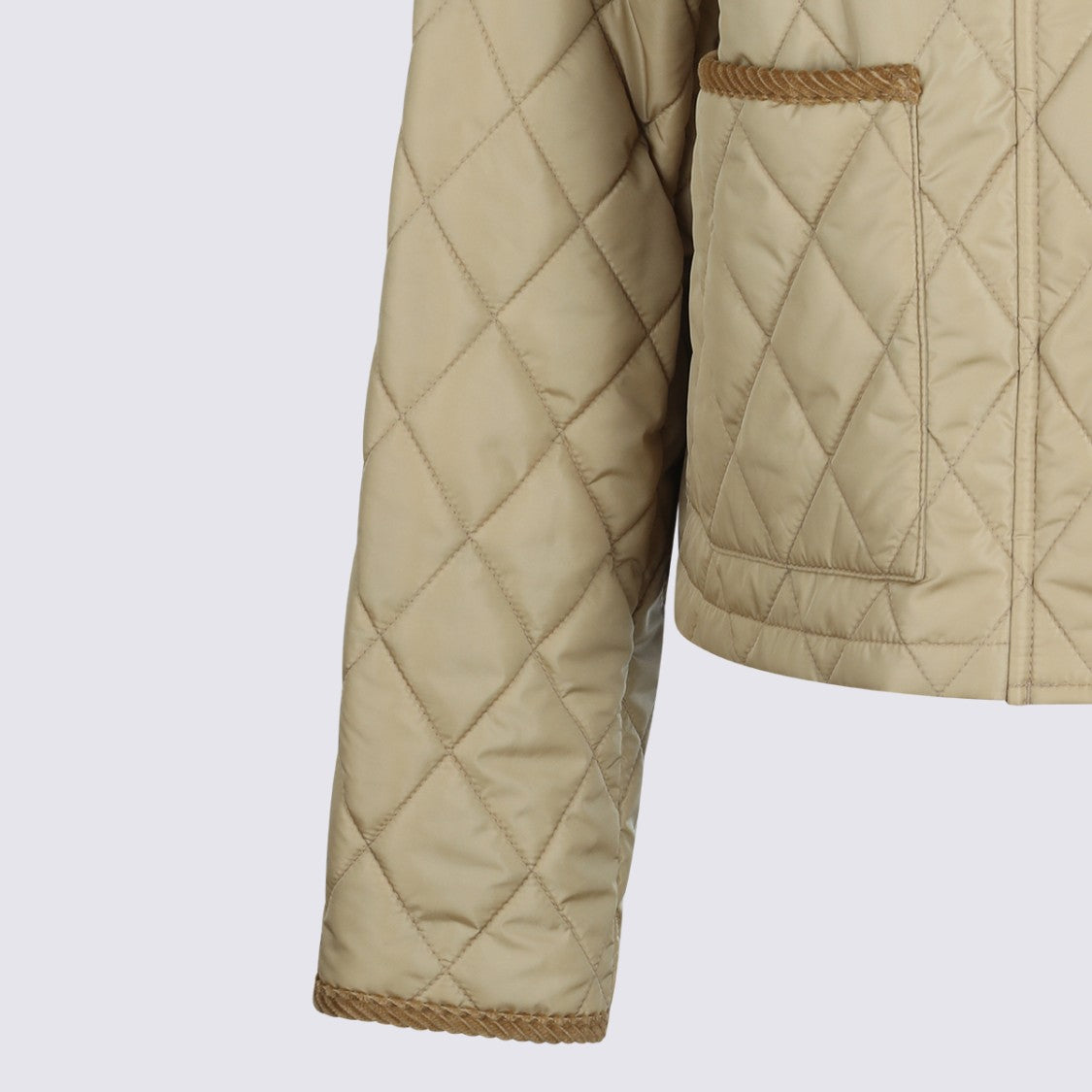Burberry Beige Padded Down Jacket