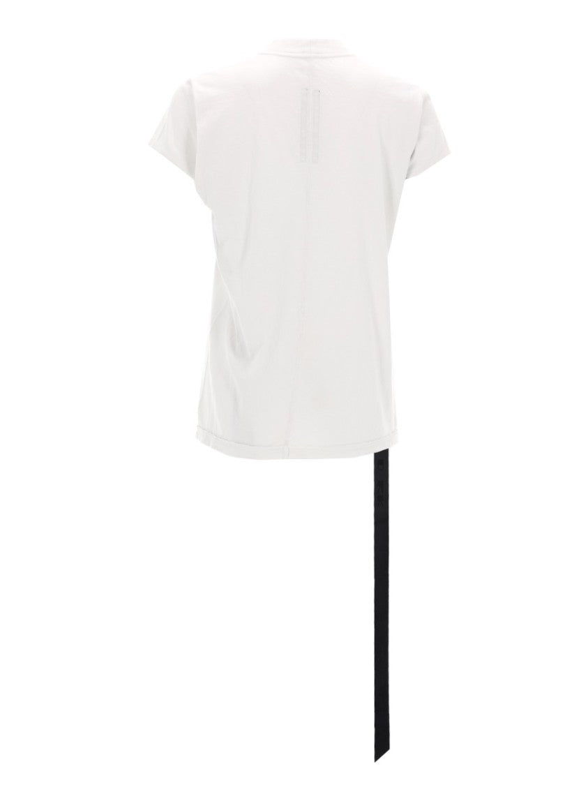 Drkshdw By Rick Owens Small Level T Asymmetrical Strap Cotton T-Shirt