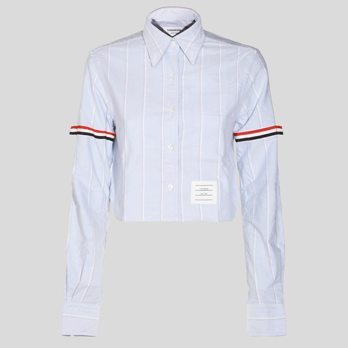 Thom Browne Blue Cotton Shirt