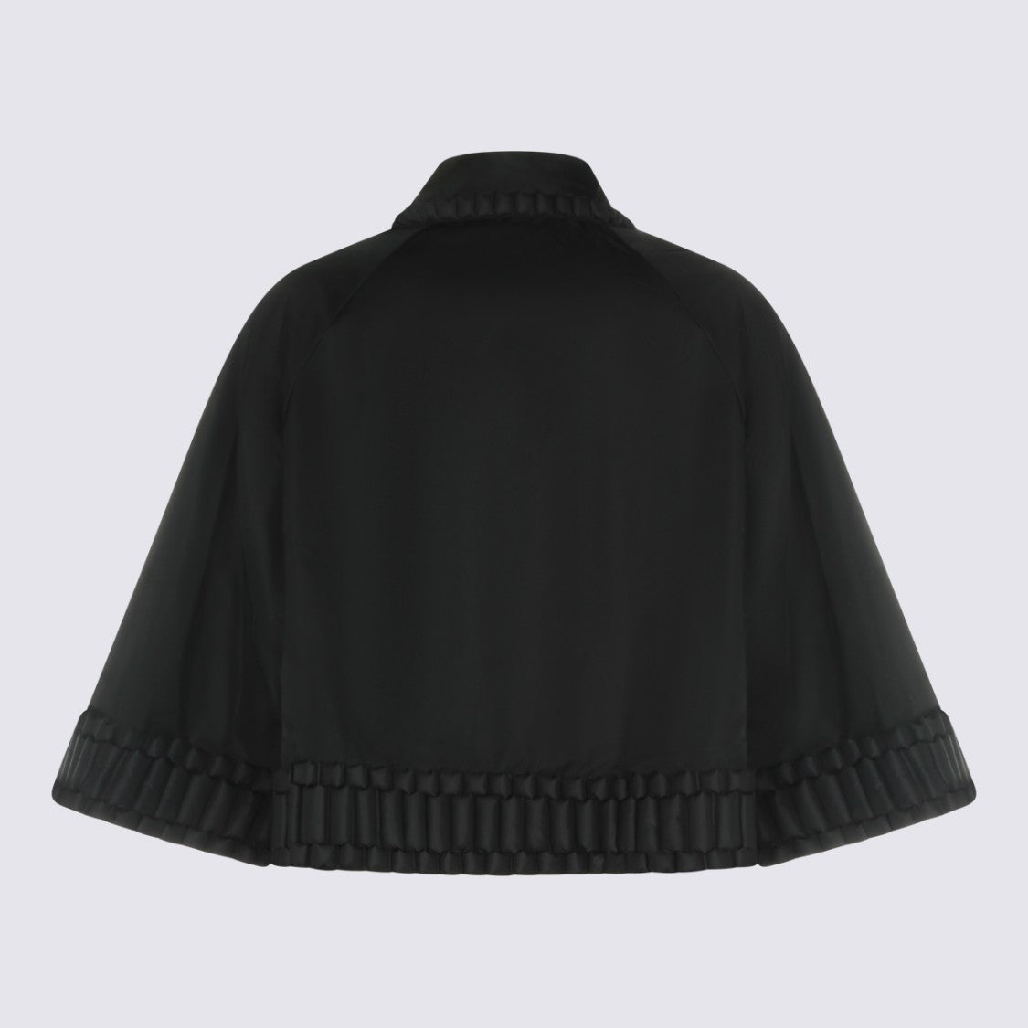 Raxxy Boxy High-Collar Jacket With Padded Trim Detail