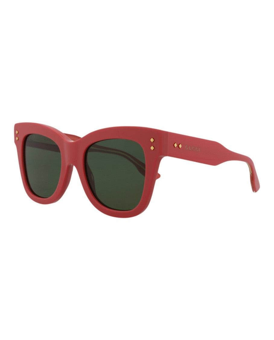 Gucci Cat Eye-Frame Acetate Sunglasses With Saddle Nose Bridge