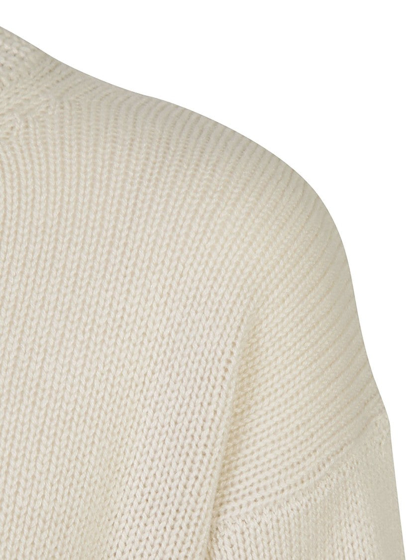 Le Tricot Perugia Neutrals Pullover Relaxed-Fit Wool Turtleneck