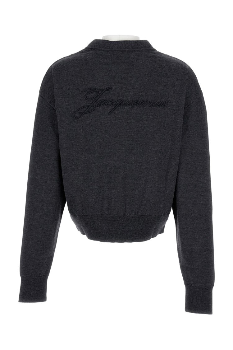 Jacquemus V-Neck Cropped Cardigan
