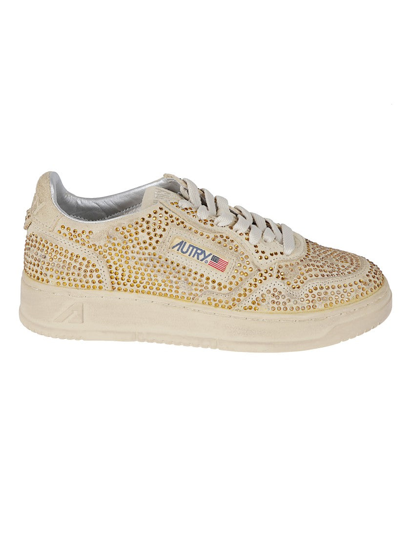 Autry Rose Collection Medalist Studded Sneakers